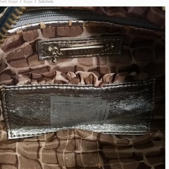 Laundry by Shelli Segal LEATHER SATCHEL - Picture 11 of 15